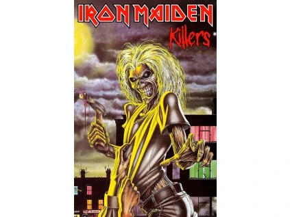 VLAJKA NA ZEĎ|IRON MAIDEN  KILLERS|70 x 106 cm