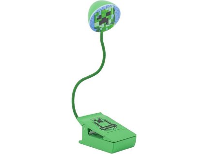 LAMPA S KLIPEM|MINECRAFT  CREEPER|VÝŠKA 27 cm