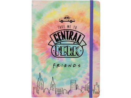 BLOK|ZÁPISNÍK A5|FRIENDS  TAKE TO CENTRAL PERK|14,8 x 21 cm
