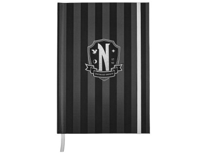 BLOK|ZÁPISNÍK A5|NETFLIX|WEDNESDAY  NEVERMORE ACADEMY|14,8 x 21 cm