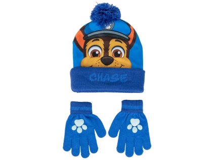 ZIMNÍ SET2 DĚTSKÝ|ČEPICE & RUKAVICE  PAW PATROL|CHASE