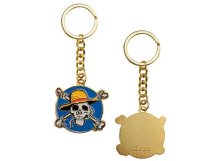 PŘÍVĚSEK NA KLÍČE|ONE PIECE  LUFFY'S SKULL|5 x 4 cm
