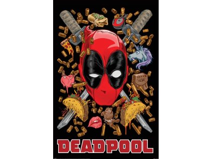 PLAKÁT 61 x 91,5 cm  MARVEL|DEADPOOL|CHIMICHANGA