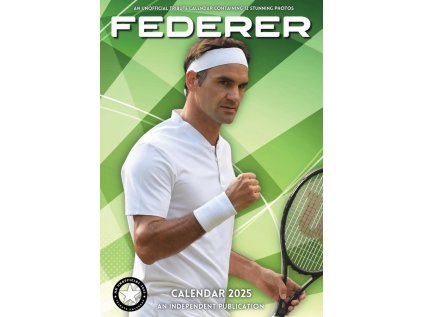 KALENDÁŘ 2025|SPORT  ROGER FEDERER (29,7 x 42 cm) A3