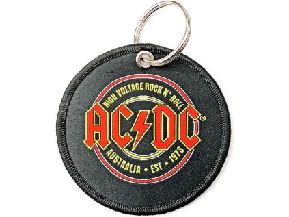 PŘÍVĚSEK NA KLÍČE|AC/DC  EST. 1973|5 x 5 cm