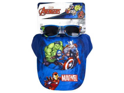 ČEPICE KŠILTOVKA DĚTSKÁ S BRÝLEMI  MARVEL|AVENGERS|HEROES
