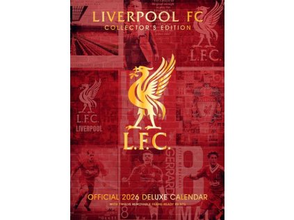 KALENDÁŘ 2026 DELUXE|FOTBAL  LIVERPOOL FC (29,7 x 42 cm) A3