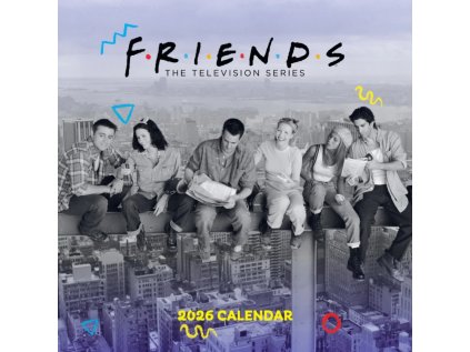 KALENDÁŘ 2026|FILM  FRIENDS|PŘÁTELÉ (30,5 x 30,5|61 cm)