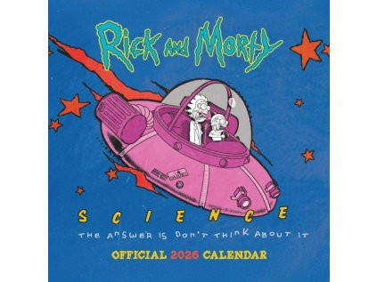KALENDÁŘ 2026|FILM  RICK & MORTY (30,5 x 30,5|61 cm) SQ