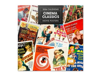KALENDÁŘ 2026|FILM  CINEMA CLASSICS (30 x 30|60 cm) SQ