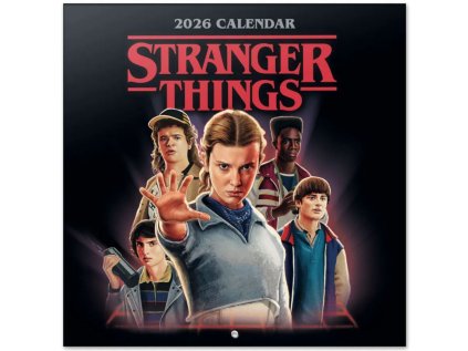 KALENDÁŘ 2026|FILM  STRANGER THINGS (30 x 30|60 cm) SQ