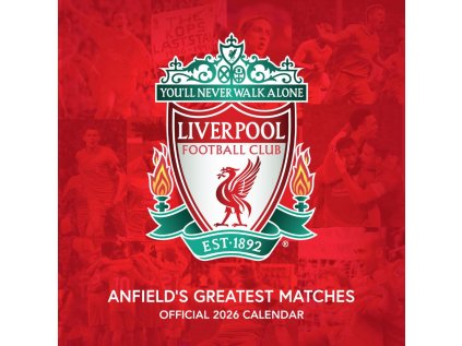 KALENDÁŘ 2026|FOTBAL  FC LIVERPOOL (30,5 x 30,5|61 cm) SQ