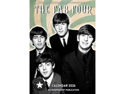 KALENDÁŘ 2026|HUDBA  THE BEATLES (29,7 x 42 cm) A3
