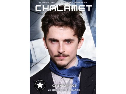 KALENDÁŘ 2026|FILM  TIMOTHÉE CHALAMET (29,7 x 42 cm) A3