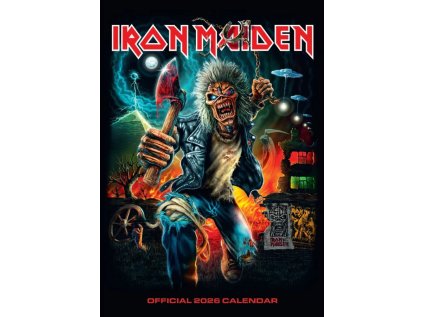 KALENDÁŘ 2026|HUDBA  IRON MAIDEN (29,7 x 42 cm) A3