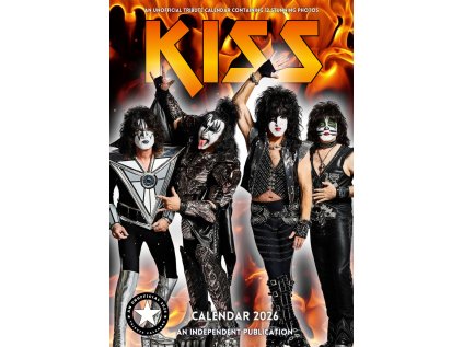 KALENDÁŘ 2026|HUDBA  KISS (29,7 x 42 cm) A3