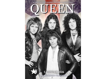 KALENDÁŘ 2026|HUDBA  QUEEN (29,7 x 42 cm) A3