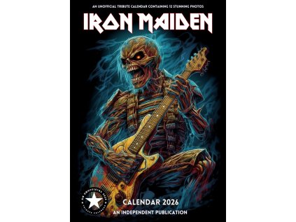 KALENDÁŘ 2026|HUDBA  IRON MAIDEN (29,7 x 42 cm) A3