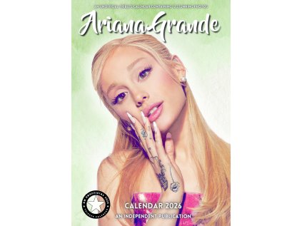 KALENDÁŘ 2026|HUDBA  ARIANA GRANDE (29,7 x 42 cm) A3