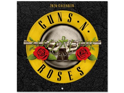 KALENDÁŘ 2026|HUDBA  GUNS'N'ROSES (30 x 30|60 cm) SQ