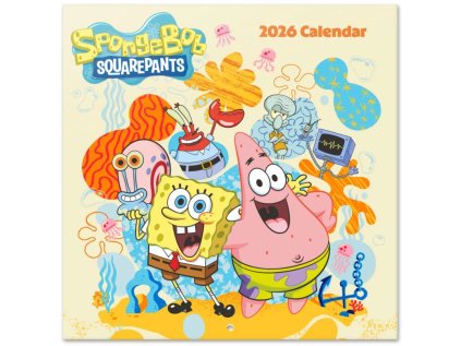 KALENDÁŘ 2026|FILM  SPONGEBOB (30 x 30|60 cm) SQ