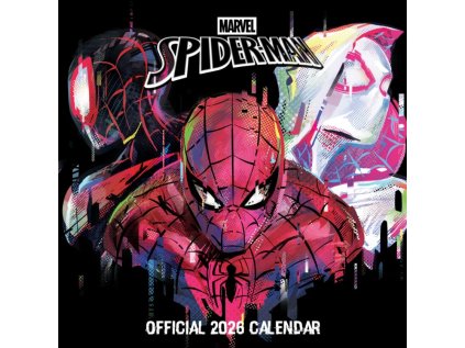 KALENDÁŘ 2026|KOMIKS  MARVEL|SPIDERMAN (30,5 x 30,5 cm)