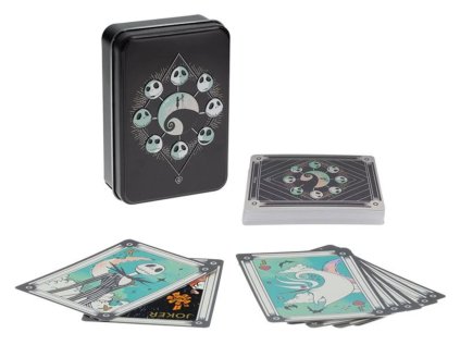 KARTY HRACÍ|PLECHOVÁ KRABIČKA  THE NIGHTMARE BEFORE CHRISTMAS