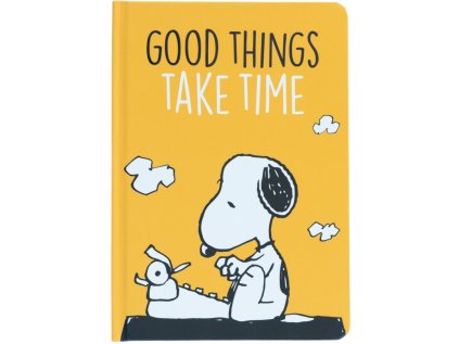 BLOK|ZÁPISNÍK A5|PREMIUM  SNOOPY|LAZY DAYS|14,8 x 21 cm