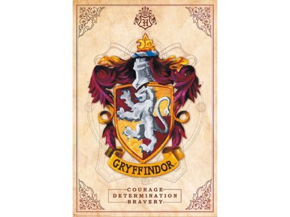 PLAKÁT 61 x 91,5 cm  HARRY POTTER|GRYFFINDOR