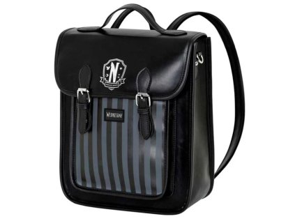 BATOH DÁMSKÝ|WEDNESDAY  NEVERMORE ACADEMY|28 x 34 x 11 cm