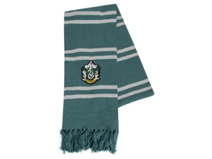 ŠÁLA PLETENÁ|HARRY POTTER  SLYTHERIN HOUSE|20 x 190 cm