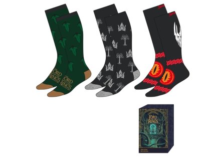 PONOŽKY PÁNSKÉ|SET 3 PÁRŮ  THE LORD OF THE RINGS|EU 38-45