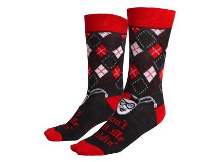 PONOŽKY DÁMSKÉ|DC COMICS  HARLEY QUINN|VELIKOST (EU 36-43)