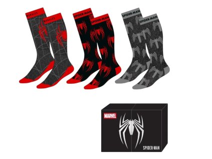 PONOŽKY PÁNSKÉ|MARVEL|SPIDERMAN  HANGING SPIDER|VELIKOST EU 38-45