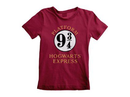 TRIČKO DĚTSKÉ|HARRY POTTER  HOGWARTS EXPRESS|VÍNOVÉ