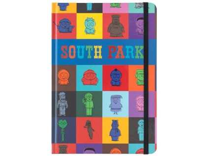 BLOK|ZÁPISNÍK A5|SOUTH PARK  COLORFUL CHARACTERS