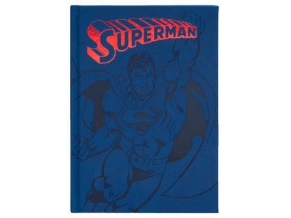 BLOK|ZÁPISNÍK A5|PREMIUM  DC COMICS|SUPERMAN|14,8 x 21 cm