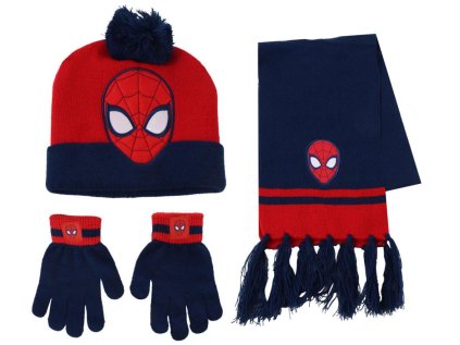 ZIMNÍ SET3|ČEPICE,RUKAVICE & ŠÁLA  MARVEL|SPIDERMAN|CHARACTER