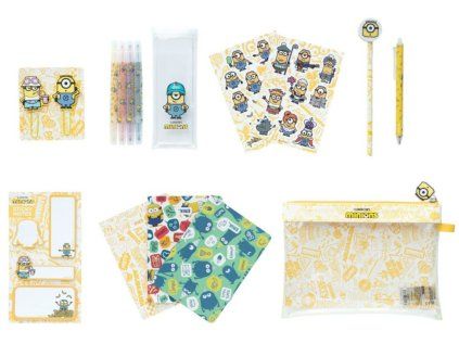 ŠKOLNÍ POMŮCKY SET7|MINIONS  CHARACTERS|23 x 16 x 4 cm