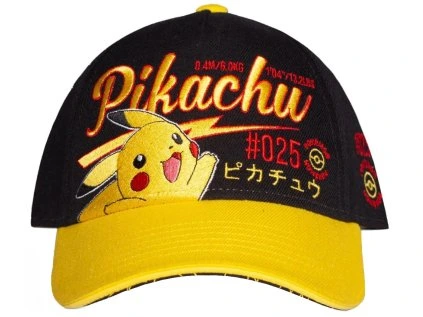ČEPICE BASEBALLOVÁ|KŠILTOVKA  POKÉMON|BIG PIKACHU