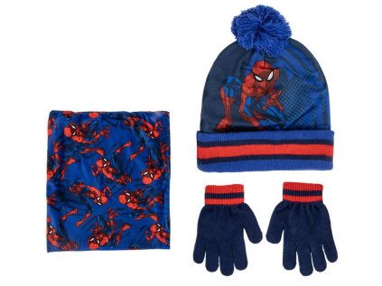 ZIMNÍ SET3|ČEPICE,RUKAVICE & ŠÁTEK  MARVEL|SPIDERMAN|POSITION