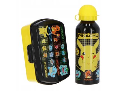 BOX NA SVAČINU SET2|POKÉMON  LÁHEV 500 ml + SVAČINOVÝ BOX