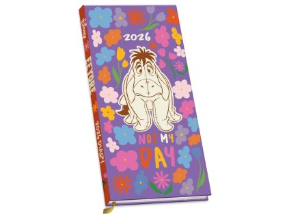 DIÁŘ 2026 SLIM|DISNEY  MEDVÍDEK PÚ|IJÁČEK (8,3 x 16,5 cm)