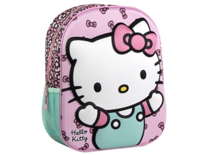 BATOH DĚTSKÝ 3D|HELLO KITTY  CHARACTER|25 x 33 x 10 cm