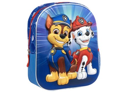 BATOH DĚTSKÝ 3D|PAW PATROL  CHASE AND MARSHALL|27 x 33 x 9 cm