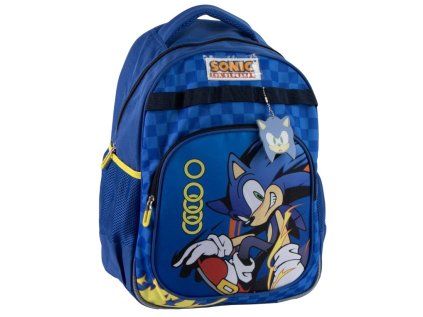 BATOH ŠKOLNÍ|SONIC  THE HEDGEHOG|32 x 42 x 15 cm