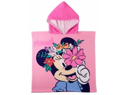RUČNÍK DĚTSKÝ PONČO|DISNEY  MINNIE MOUSE|55 x 55 cm