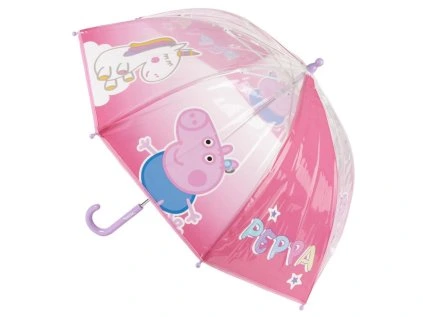 DEŠTNÍK MANUÁLNÍ|DĚTSKÝ|PEPPA PIG  CHARACTERS|PRŮMĚR 70 cm