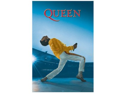 PLAKÁT 61 x 91,5 cm|QUEEN  LIVE AT WEMBLEY
