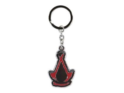 PŘÍVĚSEK NA KLÍČE|ASSASSIN'S CREED  SHADOWS|LOGO|KOV